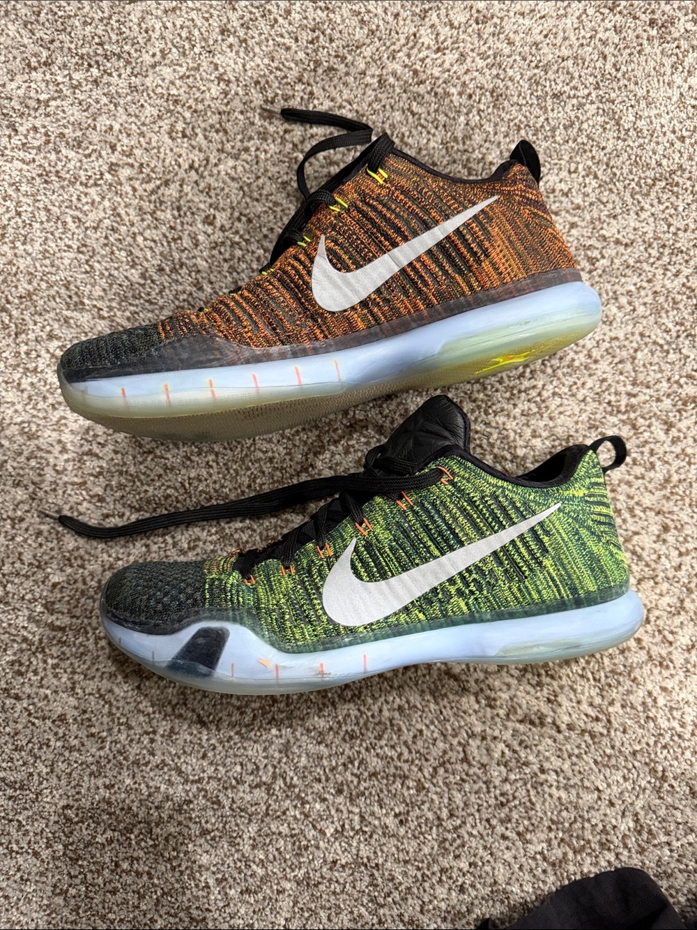 Nike Kobe 10 Elite HTM Racecar Size 12 Basketball Shoes